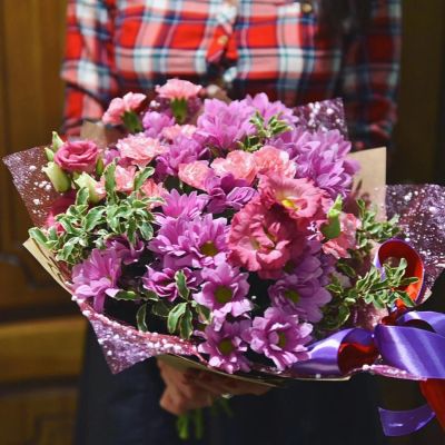 Лот: 8160324. Фото: 1. Сборный букет. Цветы на Щорса... Свежие цветы