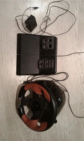 Лот: 1310231. Фото: 1. супер руль! Logitech wingman formula... Рули, джойстики