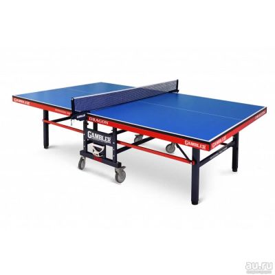 Лот: 13403534. Фото: 1. Теннисный стол Dragon синий. Мячи, ракетки, шайбы, клюшки