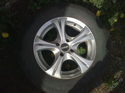 Лот: 970868. Фото: 1. Комплект колес R14 c дисками ENKEI. Шины на дисках