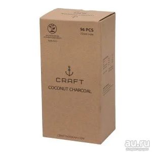 Лот: 10690320. Фото: 1. Уголь для кальяна Craft 96 штук. Аксессуары и запчасти для кальянов