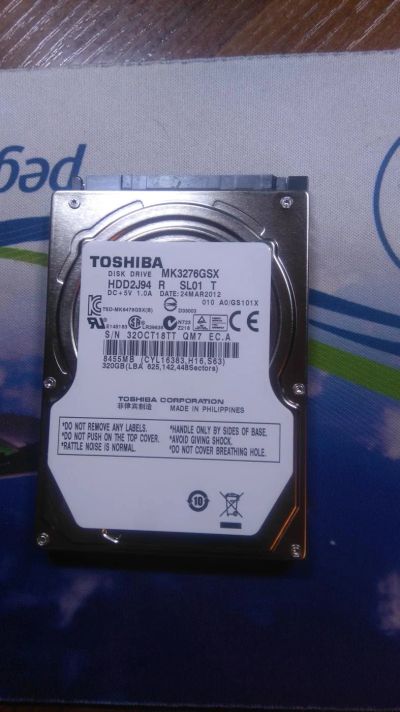 Лот: 8610186. Фото: 1. HDD жесткий диск. Toshiba HDD... Жёсткие диски