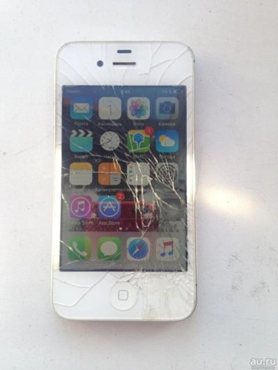 Лот: 8230513. Фото: 1. iPhone 4s 16gb white. Смартфоны
