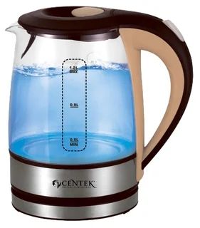 Лот: 8764008. Фото: 1. Чайник CenTEK CT-0047 1.2 л, 2200... Чайники, кофемашины, кулеры
