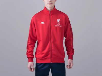 Лот: 13042341. Фото: 1. Олимпийка New Balance FC Liverpool... Легкие куртки, толстовки