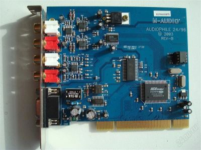 Лот: 2571476. Фото: 1. Звуковая карта M-Audio Audiophile... Звуковые карты
