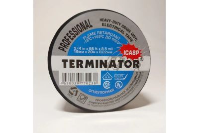 Лот: 22153367. Фото: 1. Изолента Terminator ICA8P, 19... Расходные материалы, сменные насадки