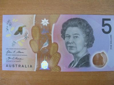 Лот: 9832352. Фото: 1. Новинка! Австралия 5 долларов... Австралия и Океания