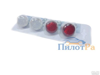 Лот: 9697995. Фото: 1. Болт номера белый + красный 4... Кузов