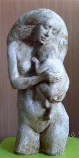 Лот: 1045327. Фото: 1. скульптура "Мадонна". Скульптуры