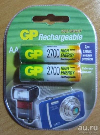 Лот: 17524033. Фото: 1. Аккумулятор GP 2700 мА/ч (Ni-Mh... Батарейки, аккумуляторы, элементы питания