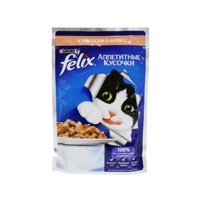 Лот: 10399047. Фото: 1. Корм Felix Аппетитные Кусочки... Корма