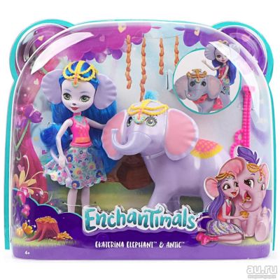 Лот: 15301837. Фото: 1. Enchantimals Слон. Куклы и аксессуары