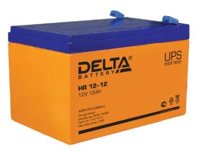 Лот: 20036467. Фото: 1. Аккумулятор Delta HR12-12 (12V... ИБП, аккумуляторы для ИБП