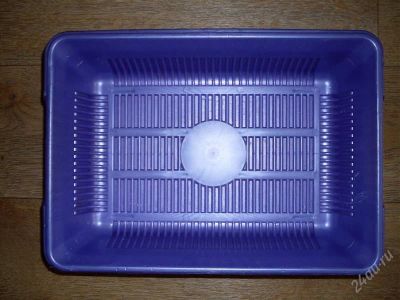 Лот: 2015757. Фото: 1. Лоток для котэ сиреневый перломутр. Миски, лотки, наполнители