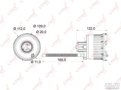Лот: 13357291. Фото: 1. Lynx LF-964M Топливный фильтр. Расходные материалы