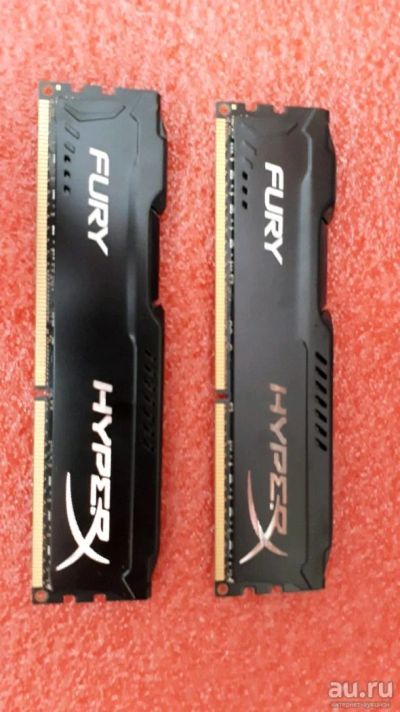 Лот: 13752677. Фото: 1. Kingston HyperX Fury 16gb (2x8gb... Оперативная память