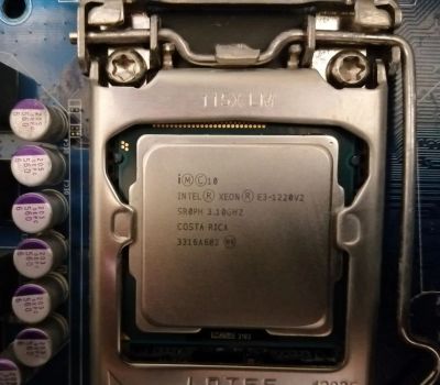 Лот: 13592439. Фото: 1. Intel Xeon E3-1220v2 (4 ядра... Процессоры