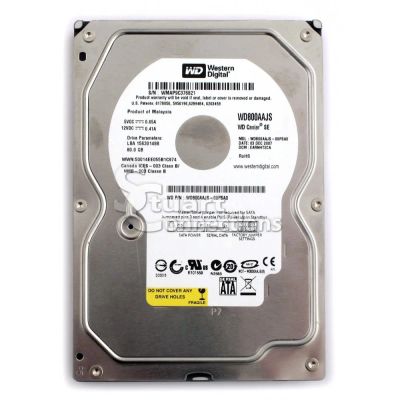 Лот: 6527834. Фото: 1. Жесткий диск WD 80Gb SATA II WD800AAJS... Жёсткие диски (HDD)