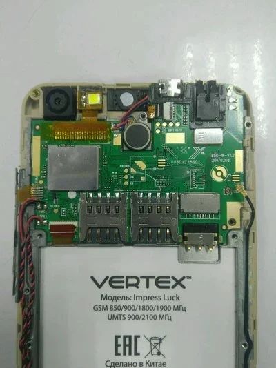 Лот: 12143328. Фото: 1. Основная плата Vertex Impress... Микросхемы и платы