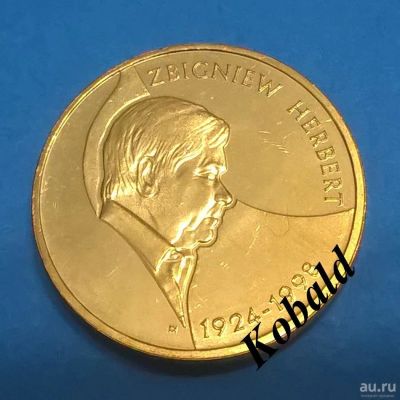 Лот: 8497064. Фото: 1. Польша 2 злотых 2008 Збигнев Херберт. Европа