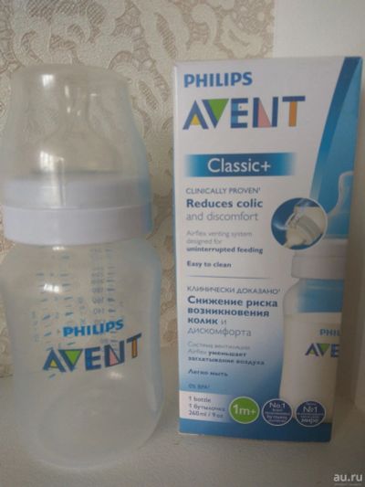 Лот: 13823501. Фото: 1. Бутылочка "Philips Avent" Classic... Всё для кормления