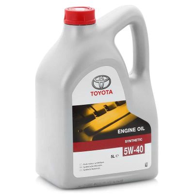 Лот: 7615364. Фото: 1. масло Toyota 5w40 engine oil 5л. Масла, жидкости