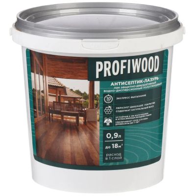 Лот: 24079176. Фото: 1. Антисептик Profiwood, декоративный... Краски, лаки, растворитель