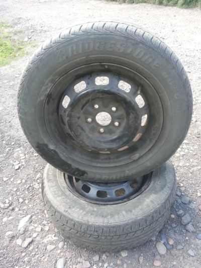 Лот: 3080089. Фото: 1. Резина 185/65/R14 bridgestone. Шины на дисках