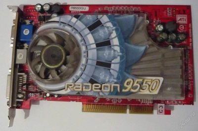 Лот: 80766. Фото: 1. GeCube RADEON 9550 XT Extreme... Видеокарты