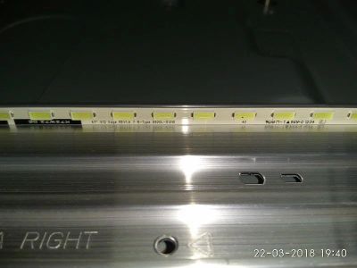 Лот: 11307249. Фото: 1. led string V12 Edge REV1.4 7 R-type... Запчасти для телевизоров, видеотехники, аудиотехники