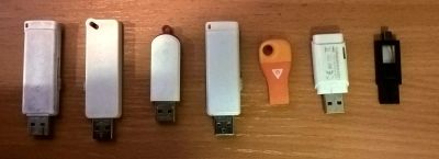 Лот: 8660932. Фото: 1. USB - флеш карты 7шт б/у. USB-флеш карты