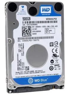 Лот: 4550627. Фото: 1. Жесткий диск SATA 500Gb WD Wd5000lpvx... Жёсткие диски (HDD)