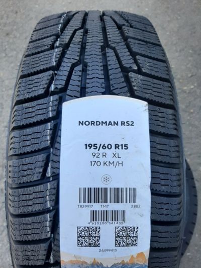 Лот: 20835020. Фото: 1. 195/60 R15 92R "Nordman RS2" Новая... Шины