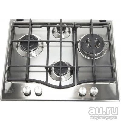 Лот: 13850342. Фото: 1. Варочная панель газовая Hotpoint-Ariston... Плиты, духовые шкафы, варочные поверхности