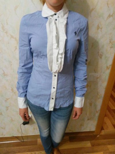 Лот: 8407327. Фото: 1. Рубашка с длинным рукавом. Блузы, рубашки, водолазки