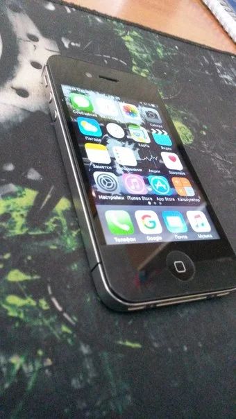 Лот: 7592586. Фото: 1. Iphone 4s 16gb черный. Смартфоны