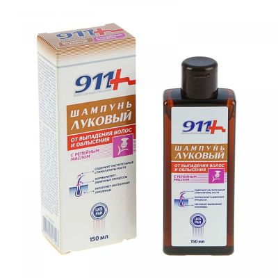 Лот: 25383603. Фото: 1. 911 Шампунь Луковый с репейным... Лекарства