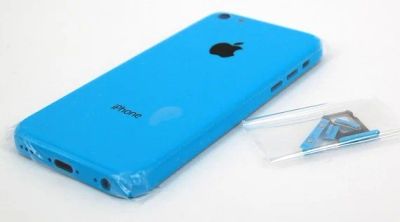 Лот: 18596791. Фото: 1. Корпус Apple iPhone 5c - Голубой... Корпуса, клавиатуры, кнопки