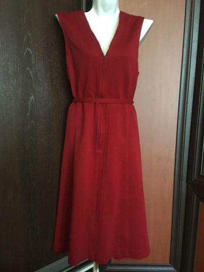 Лот: 18655229. Фото: 1. Платье красное. Размер 44... Платья