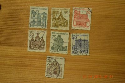 Лот: 5042330. Фото: 1. Марки Германии 1964г. Памятники... Марки