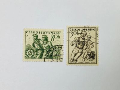 Лот: 23593839. Фото: 1. Спорт. Эмиль Затопек. Туризм... Марки
