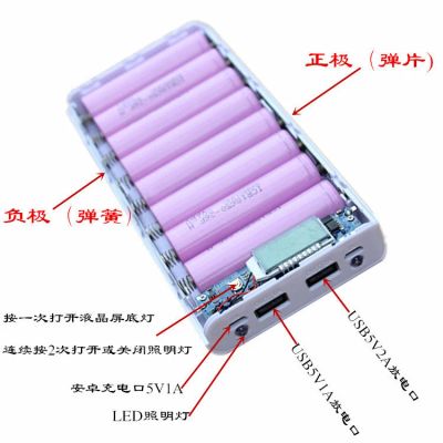 Лот: 9210539. Фото: 1. Portable Power Bank 8X 18650. Другое (радиодетали  (электронные компоненты))