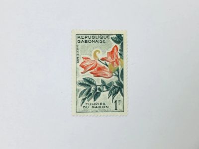 Лот: 23963594. Фото: 1. Флора. Спатодея колокольчатая... Марки