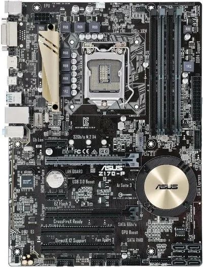Лот: 18146674. Фото: 1. ⚠️👍Материнская плата Asus Z170-K. Материнские платы