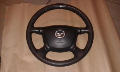 Лот: 5388701. Фото: 1. Руль с подушкой airbag от mazda... Салон
