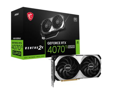 Лот: 25528384. Фото: 1. MSI GeForce RTX 4070 Ti super... Видеокарты