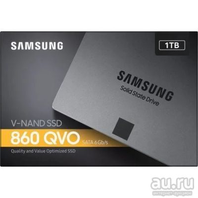 Лот: 13402940. Фото: 1. SSD Samsung 860 QVO 1TB. SSD-накопители