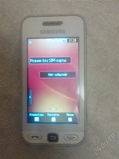 Лот: 1722820. Фото: 1. Samsung GT-S5230 Star Snow White. Кнопочные мобильные телефоны