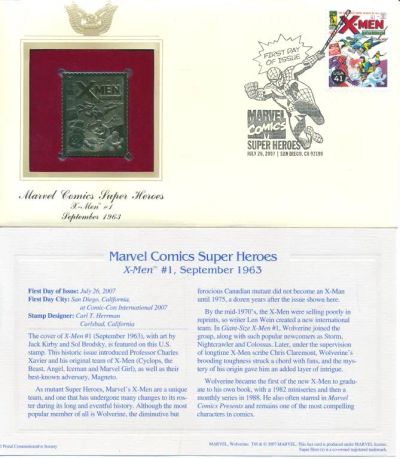 Лот: 25539296. Фото: 1. США 2007 КПД с металлической репликой... Марки